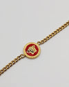 New Fashion Golden Chain Link Bracelet for Women, Girls Red