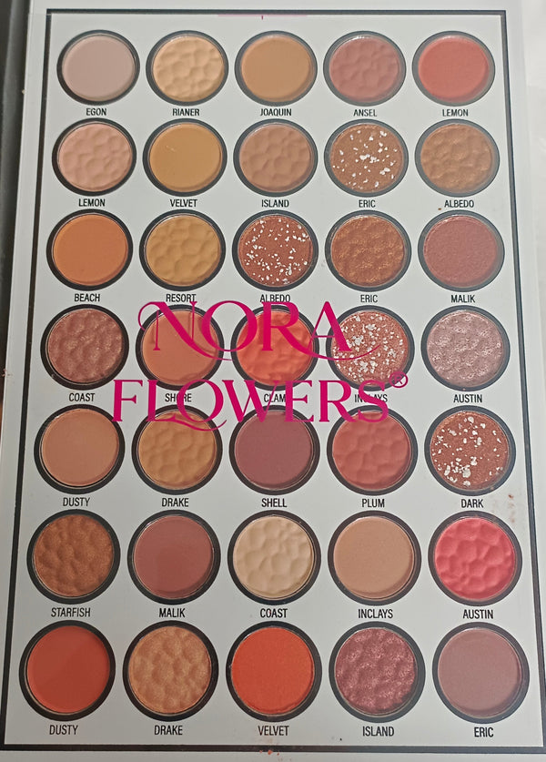 NORA FLOWER 6 in 1 Makeup Palette Book (High Quality)