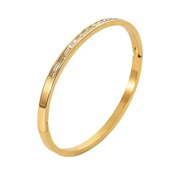 Zircon Bars Bangle