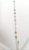 Multi Silver Daisy Bracelet
