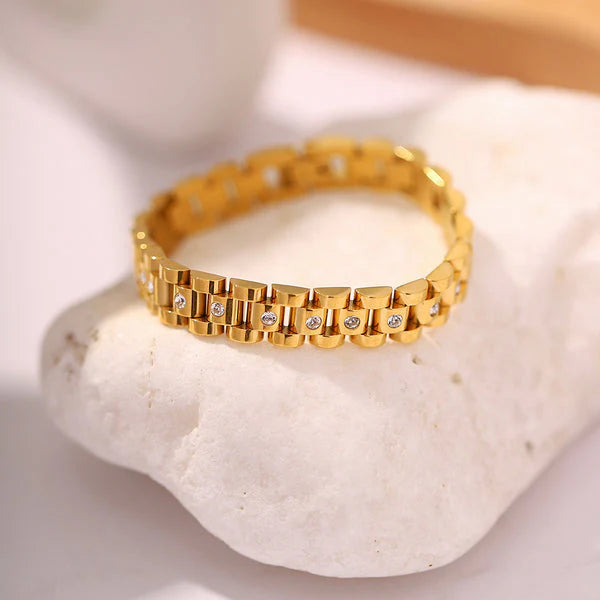 18k Gold Plated Stainless Steel Vivid Bracelet