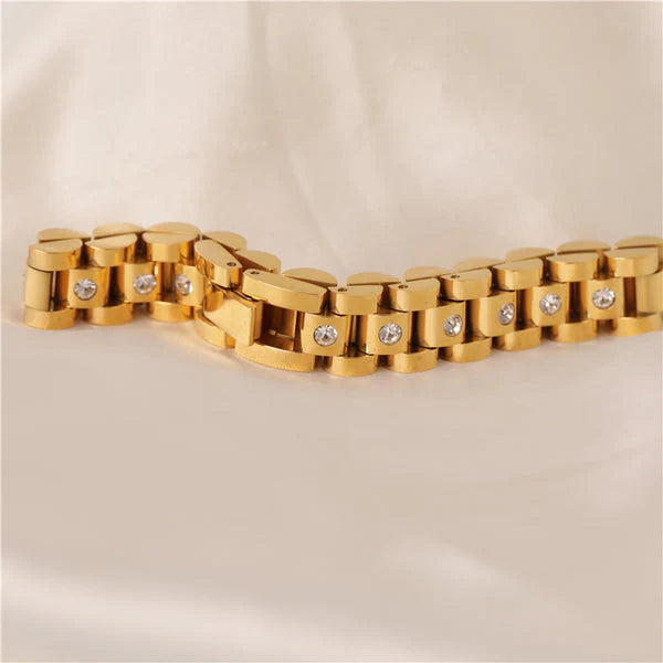 18k Gold Plated Stainless Steel Vivid Bracelet