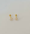 Star Ear Stud and Nose Pin