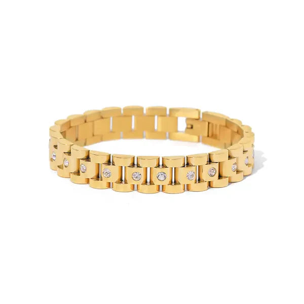 18k Gold Plated Stainless Steel Vivid Bracelet