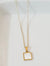 White Square Pendant