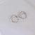 Moon Silver Hoops