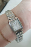 CITOLE Sapphire Silver Couple Watch
