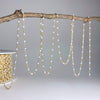 White Enamel Cable Chain Necklace
