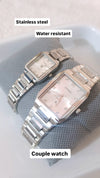 CITOLE Sapphire Silver Couple Watch
