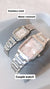 CITOLE Sapphire Silver Couple Watch
