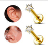 Star Ear Stud and Nose Pin