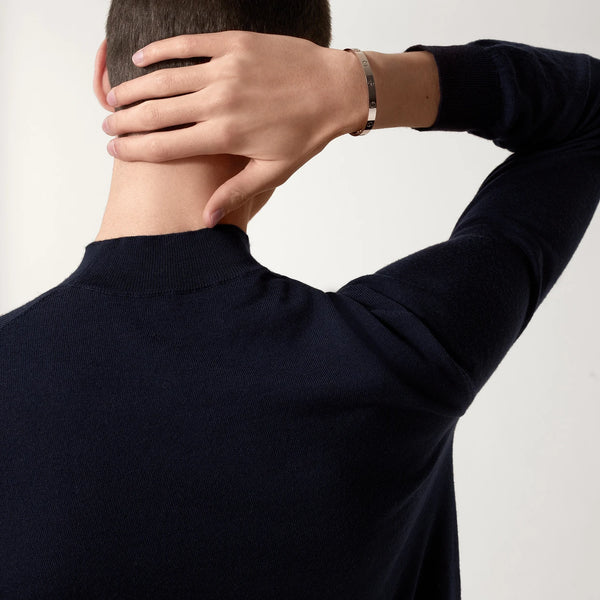 Stainless Steel Silver Crystal Bangle Open Cuff for Women/Love Cartier