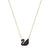 Gold Chain With Beautiful Black Swan Pendant For Girls Trendy Locket Necklace For Women