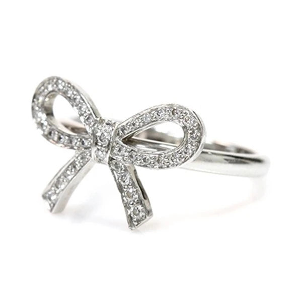 Classic Sterling Silver Bow Ring