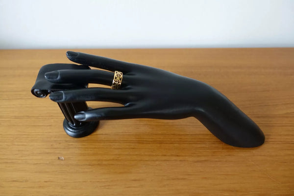 Water Proof Brand-Inspired Gold Plated Ring