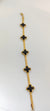 New Stainless Steel 18kgold 4 Leaf Clover Bracelet