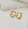 Premium Quality Oval Hoops | Stainless Steel | Hoop Earrings