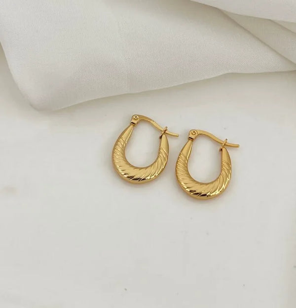 Premium Quality Oval Hoops | Stainless Steel | Hoop Earrings