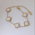 Clover White Bracelet | Water Proof | Stainless Steel