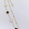 Premium Double Layer Clover Charms Stainless Steel Bracelet