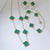 Clover 3 Pieces Combo Deal ( Bracelet + 5 Clover Mala + Studs ) - Green – Water Proof & Tarnish-Free