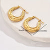 Round Chunky Hoops Earing | Stainless Steel