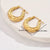 Round Chunky Hoops Earing | Stainless Steel
