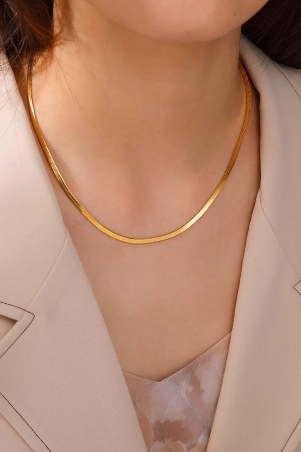 Snake Chain Necklace Stainless Steel