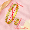 Flower Bangle & Ring Set