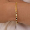 Clemency Diamond Studded Bangle - Stainless Steel & Water Proof