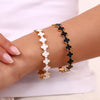 Classic Stainless Steel Clover Loop Bangle & Ring