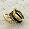 Stainless Steel Four Layer Ring | Water Proof | Premium Quality | Gold Plated