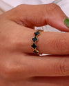 Classic Stainless Steel Clover Loop Bangle & Ring