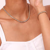 Elara Glow Bracelet And Neckless Combo Set – Waterproof & Gold Plated