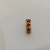 Red Enamel Heart Ring
