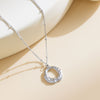 Dainty Silver Necklace & Earings