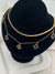 Double Layered Multi Colver Necklace / Mala - Water Proof & Gold Plated (White & Black)