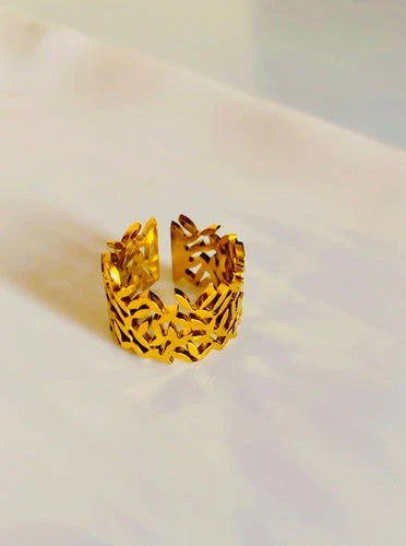 Adjustable Leaves ring