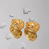 Water Drop Braid 18k Gold Earrings