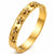 Shining Flower Bangle | Water Proof , Gold Plated & Stainless Steel