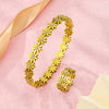 Flower Bangle & Ring Set
