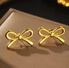 18k Gold Bow Combo Set