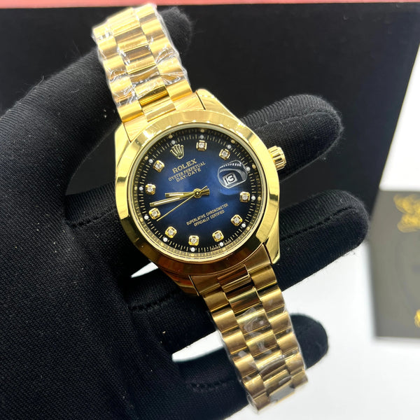 ROLEX Stainless Steel Luxury Watch For Men's And Women's