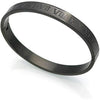 Black Roman Numerals Stainless Steel Handcuff