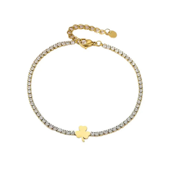 Verdant Glow 18k Gold Bracelet