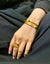 Nail and Cartier Bangle and Ring Stack
