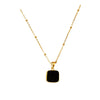 Stainless Steel Reversible Square Pendant