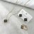 Classic Stainless Steel Clover Stone Combo Deal