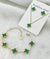 Stainless Steel Green Clover Combo Deal
