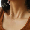Zircon Heart Chain